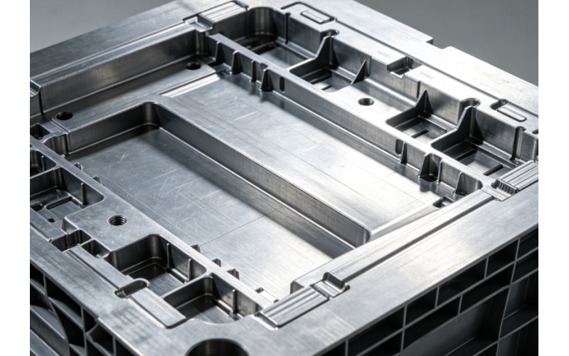 Optimization of Plastic Mold Structure for Logistic Plastic Turnover Boxes