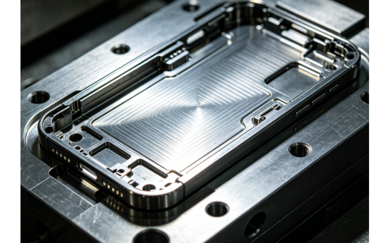 Design and Machining of Injection Molds for Mobile Phone Middle Frames