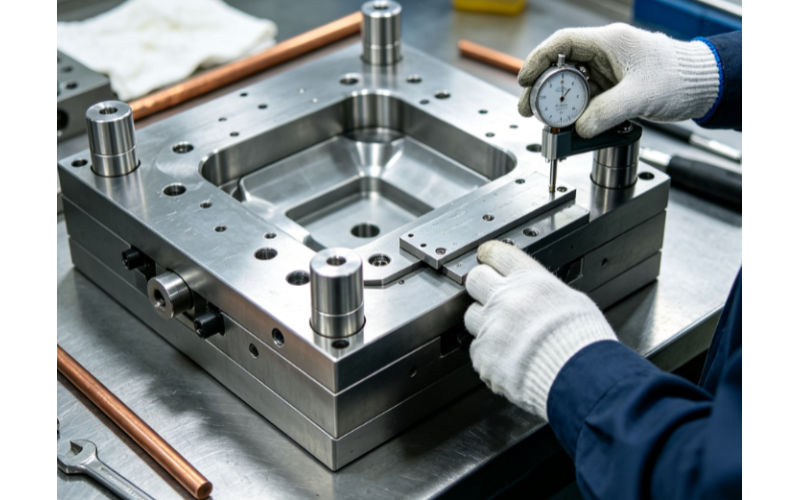 Improvement of Guiding Structure for Deep-Cavity Molds with Fixed Half Ejection